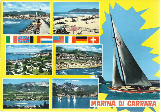 MARINA DI CARRARA - 6 VEDUTINE - V1969