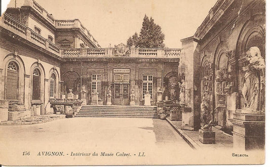 AVIGNONE/AVIGNON - INTERIEUR DU MUSEE CALVET - V IN BUSTA