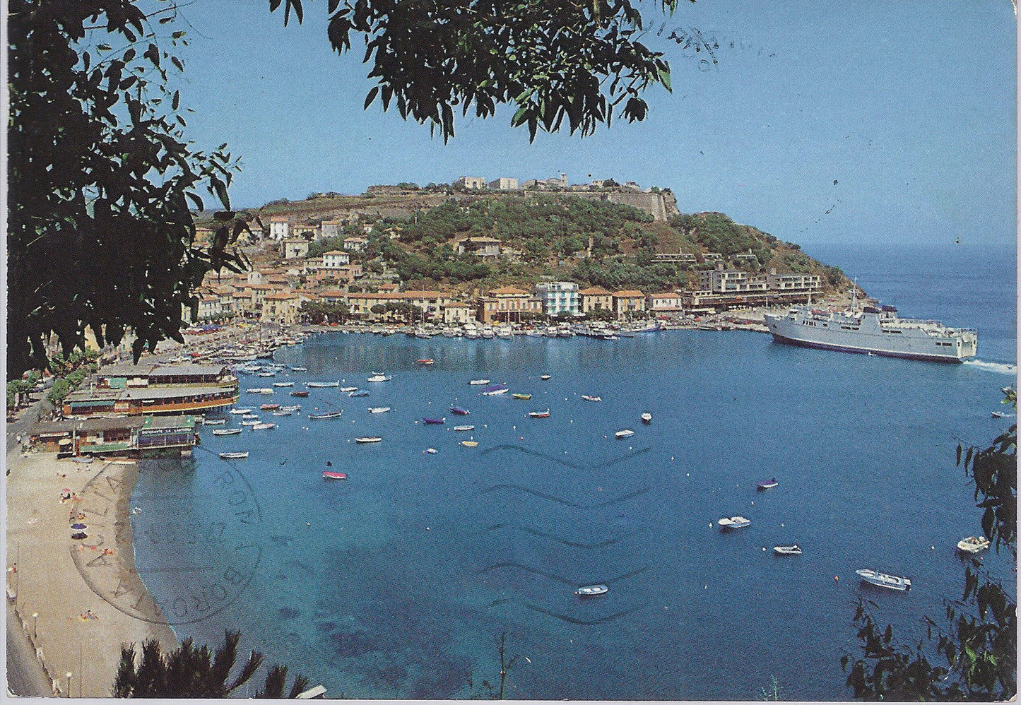 PORTO AZZURRO - ISOLA D'ELBA - PANORAMA E IL PORTO - V 