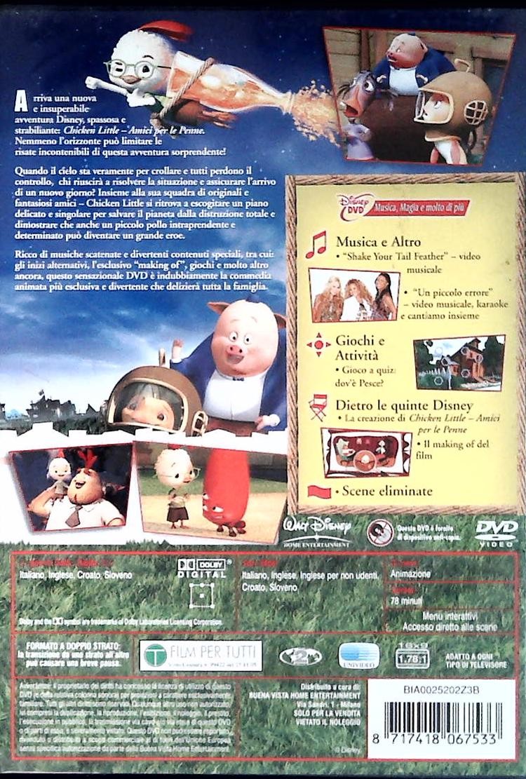 CHICKEN LITTLE. AMICI PER LE PENNE - DVD
