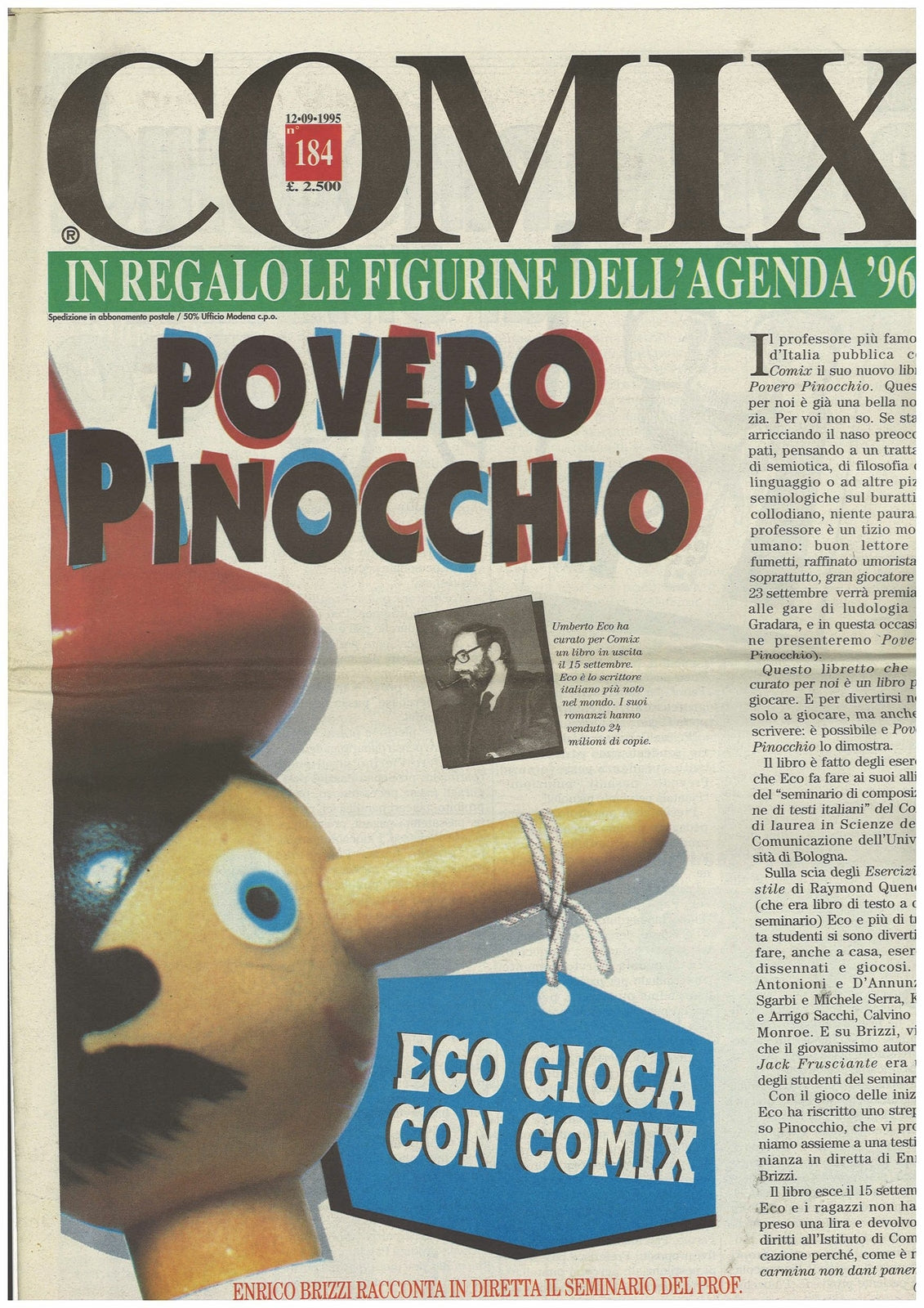 COMIX 12 SETTEMBRE 1995