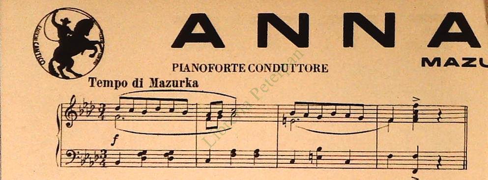 ANNALENA.mazurka - MIDINETTE.valzer musette - SPARTITO-SHEET MUSIC