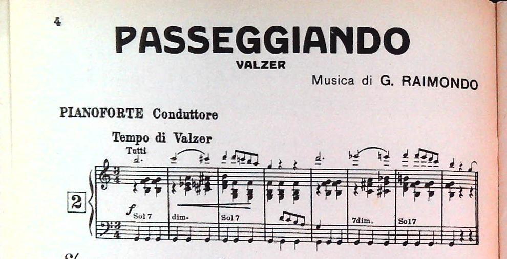 G. RAIMONDO - 8 BRANI - SPARTITO-SHEET MUSIC