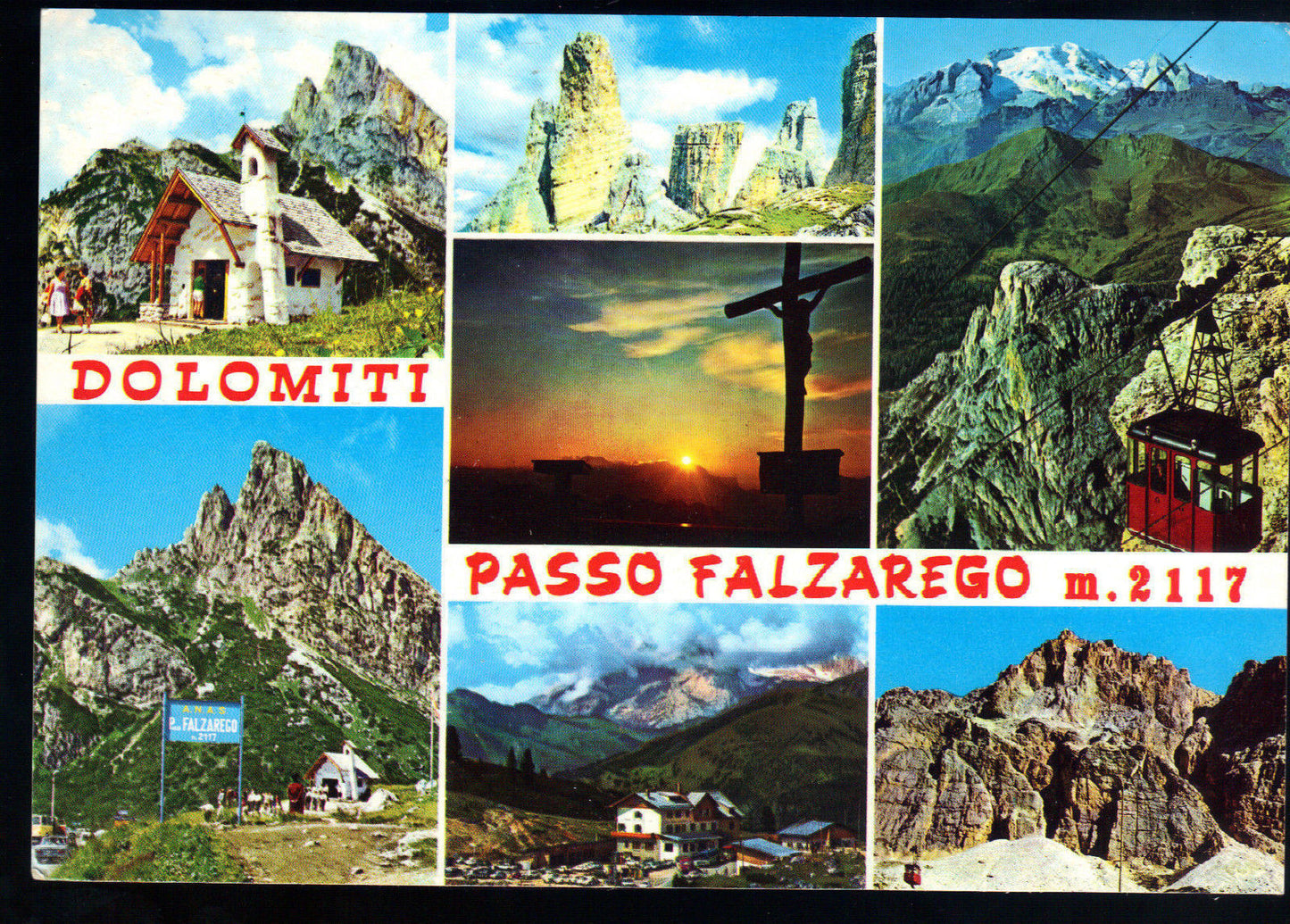 PASSO FALZAREGO - 7 VEDUTE - V1999