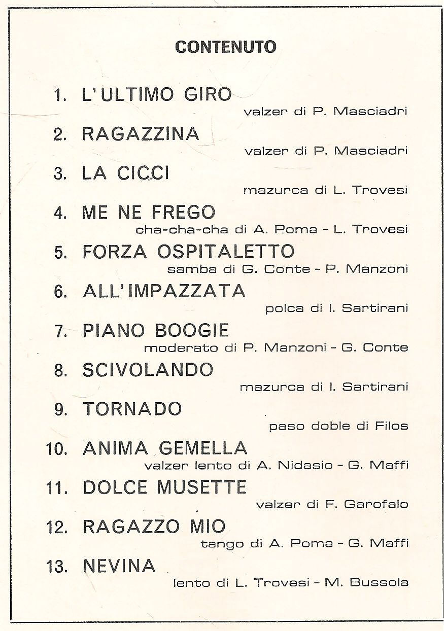 LISCIO D'AUTORE - 13 BRANI - SPARTITO-SHEET MUSIC