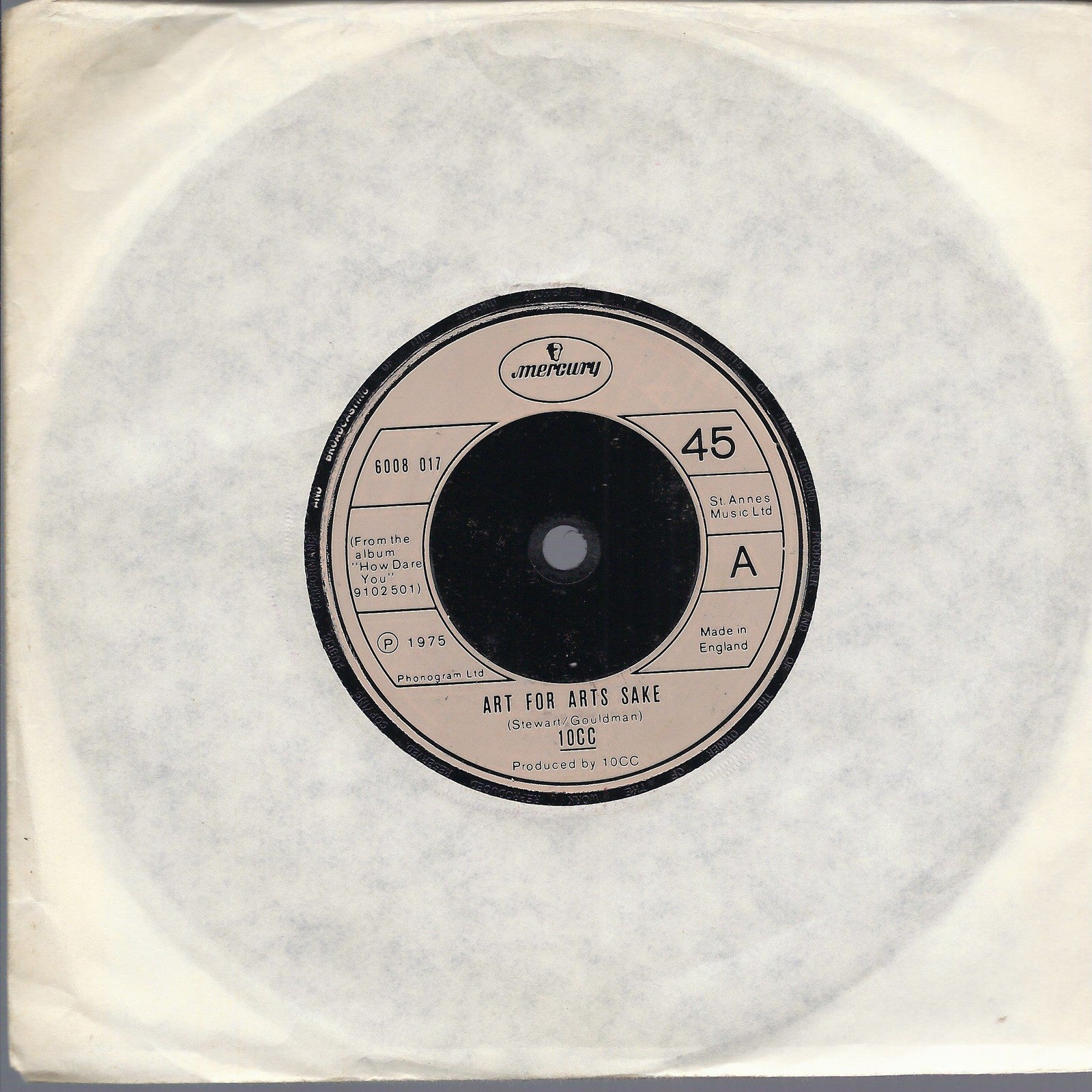 ART FOR ARTS SAKE - GET IT WHILE YOU CAN -- 10cc