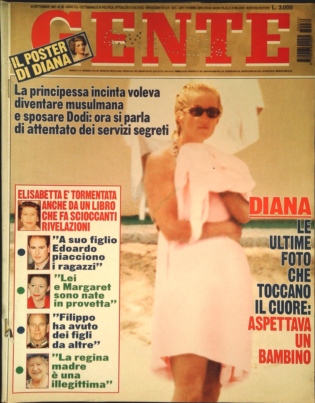 GENTE 30 SETTEMBRE 1997 - DIANA