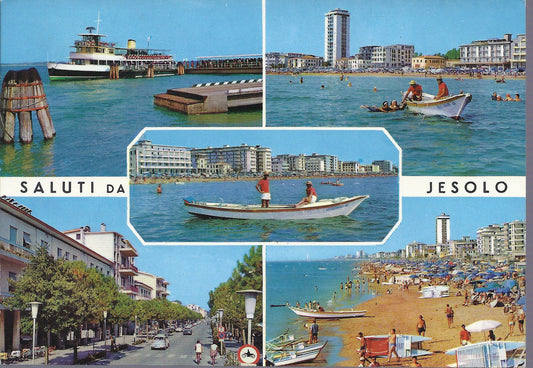 JESOLO - SALUTI - 5 VEDUTE - V 1968 - FG