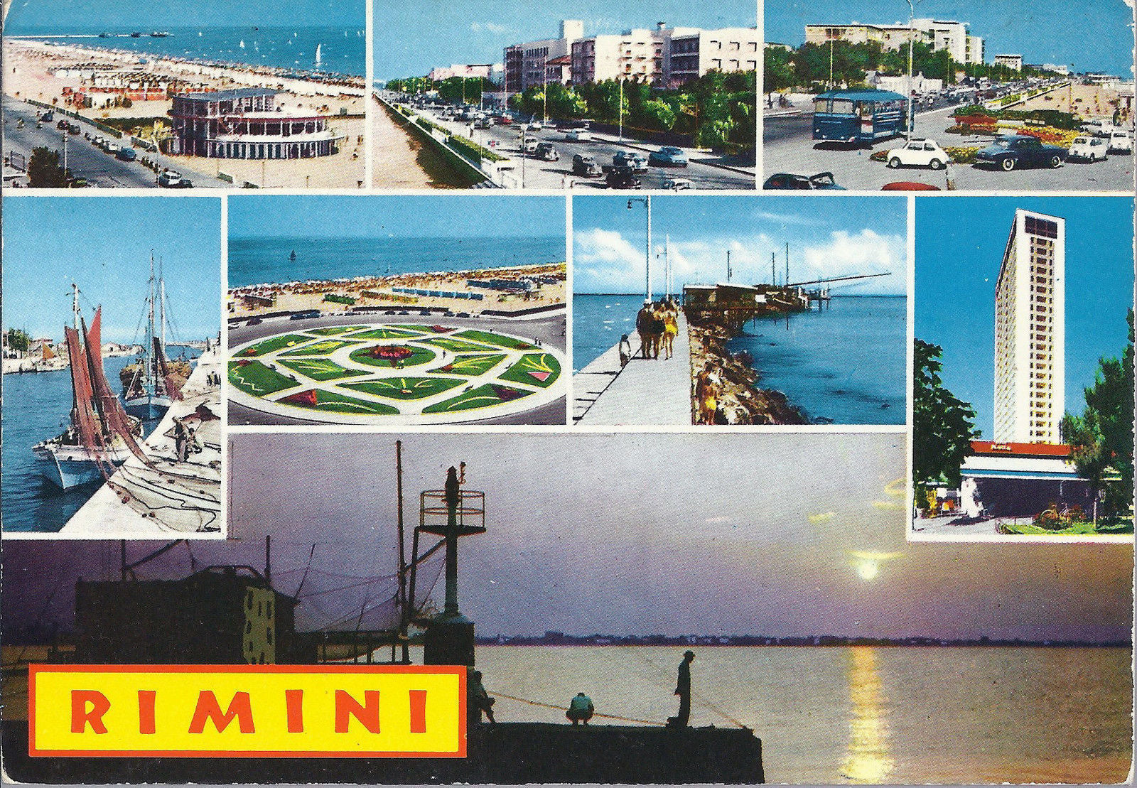 RIMINI - 8 VEDUTINE - V1966