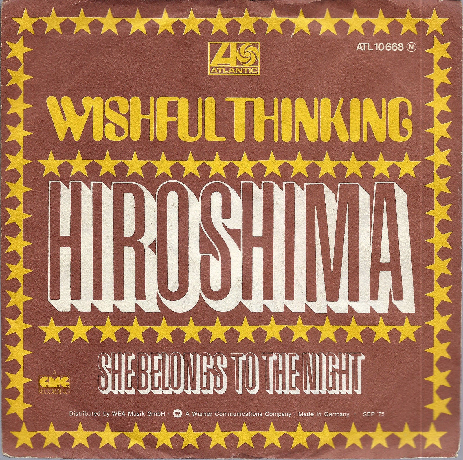 HIROSHIMA - SHE BELONGS TO THE NIGHT # WISHFUL THINKING