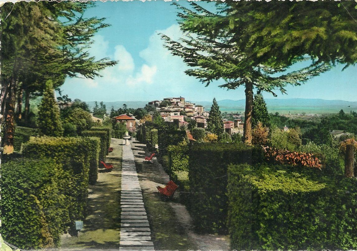 CHIANCIANO TERME - SORGENTE S. ELENA PARCO - ACQUARELLATA - V1960