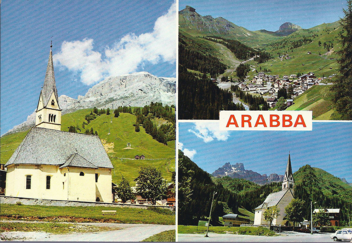 ARABBA - PANORAMI - 3 VEDUTE - NV - FG