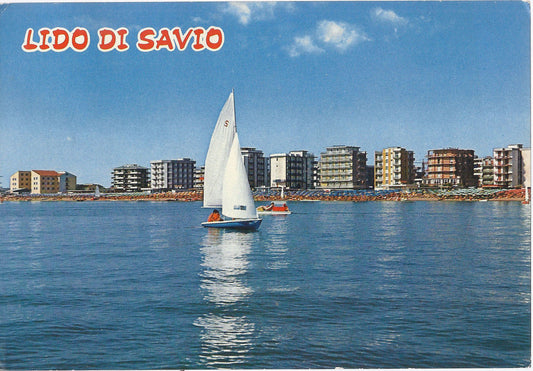 LIDO DI SAVIO - VEDUTA DAL MARE - V 1979 - FG