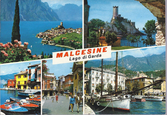 MALCESINE - LAGO DI GARDA - 5 VEDUTE - V 1988