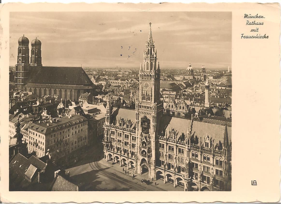 MONACO DI BAVIERA/MUENCHEN - RATHAUS MIT FRAUENKIRCHE - V195