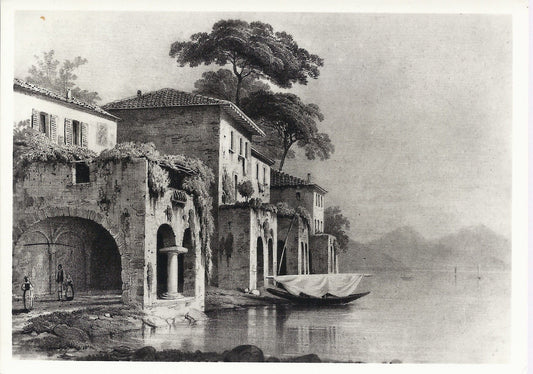 BELLAGIO - LAGO DI COMO - 1800 circa - da disegno di G. Guiy