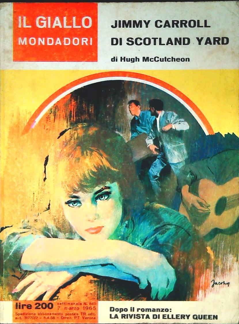 JIMMY CARROLL DI SCOTLAND YARD - HUG McCUTCHEON - GIALLI MONDADORI N. 840