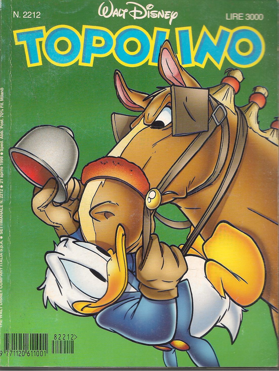 TOPOLINO N. 2212 - 21 APRILE 1998