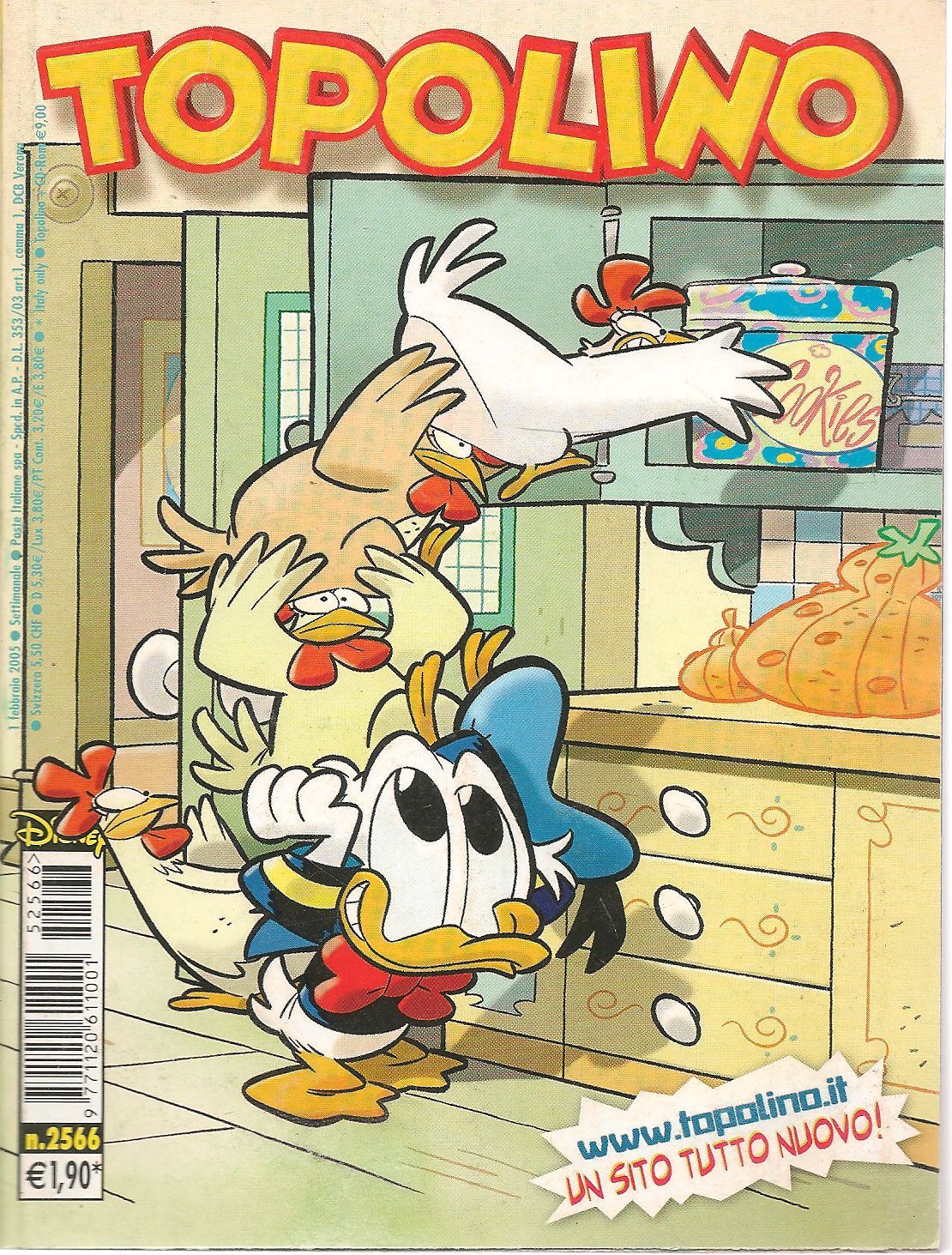 TOPOLINO N. 2566 - 1 FEBBRAIO 2005