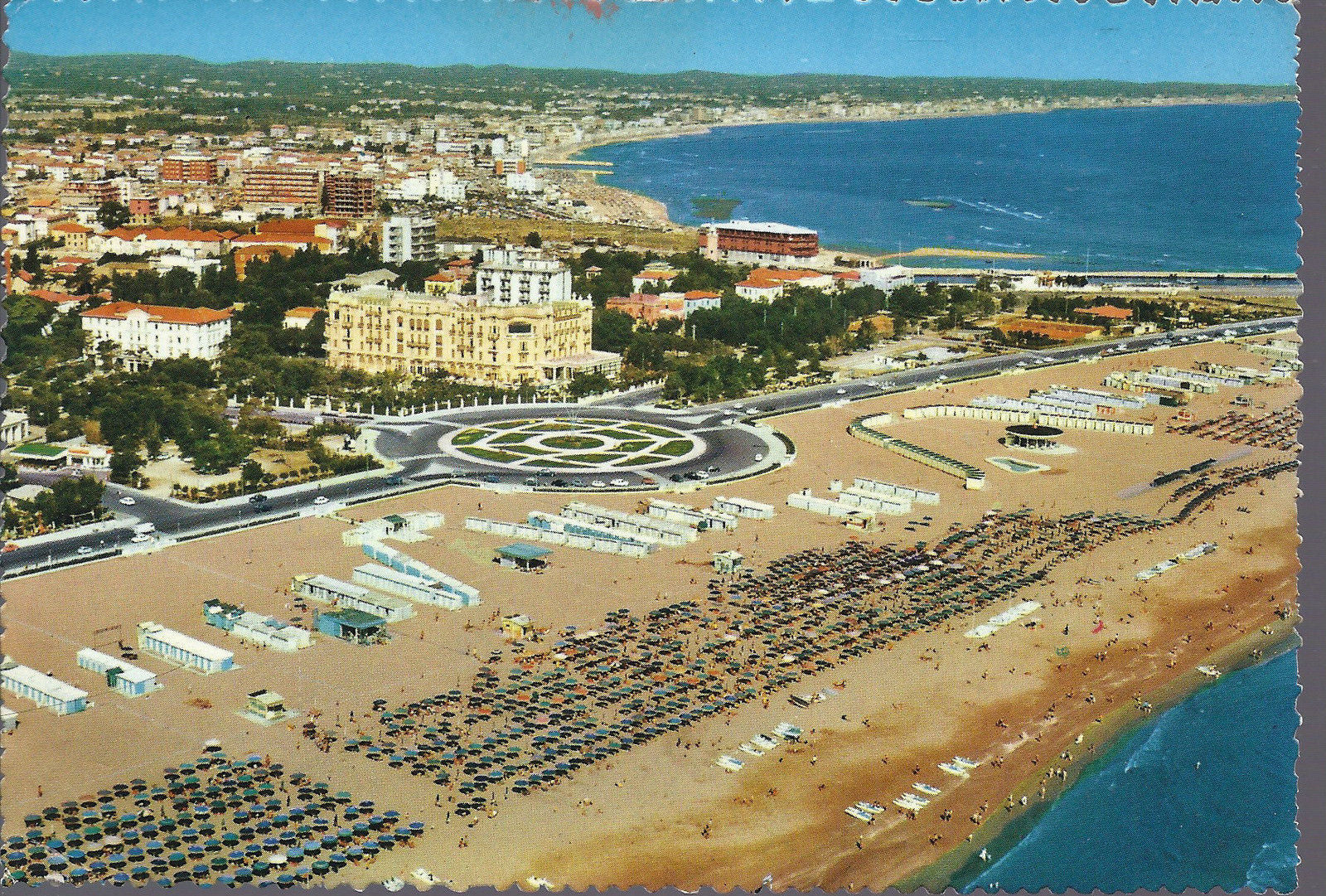 RIMINI - PANORAMA AEREO - V 1970 - FG