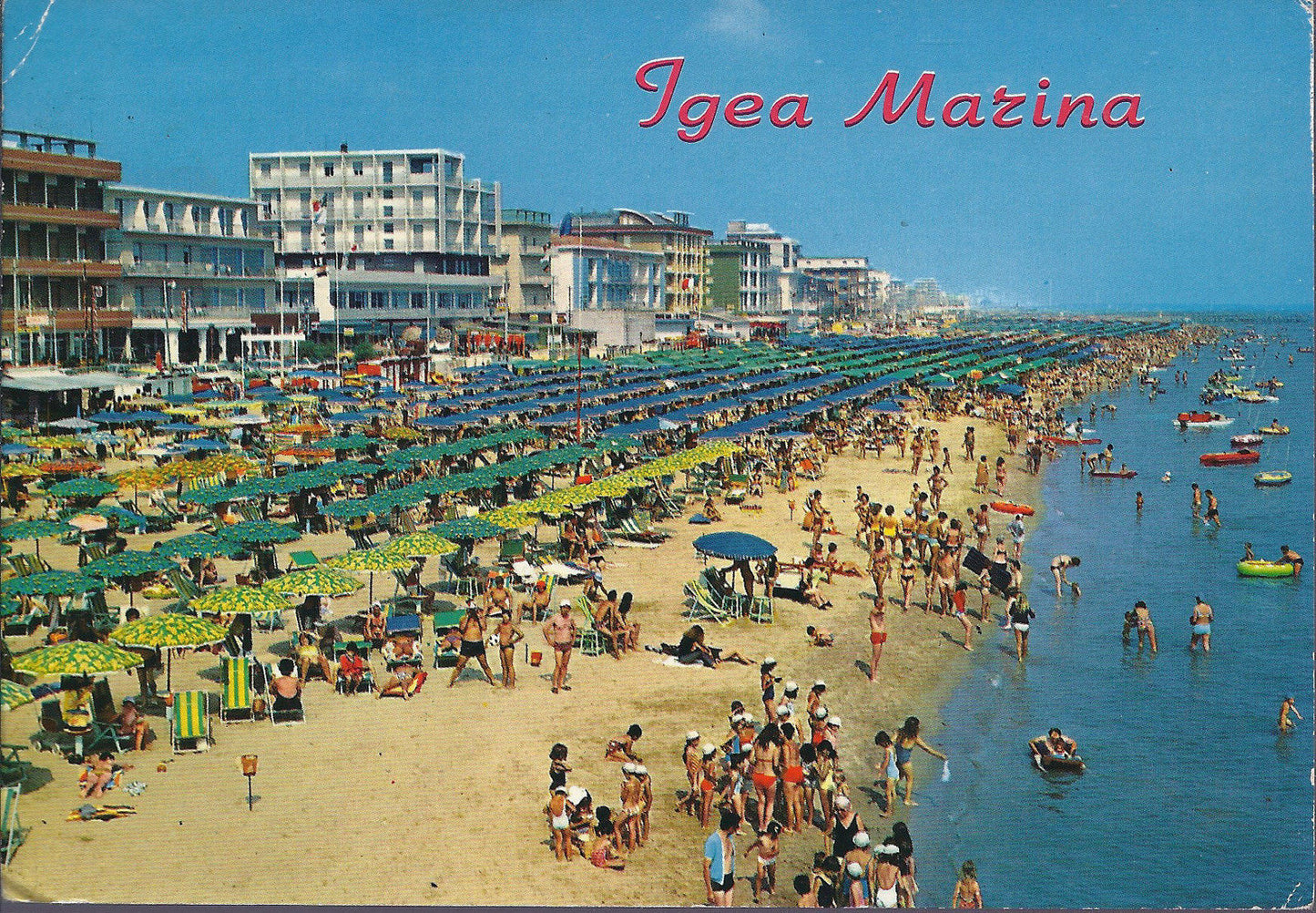 IGEA MARINA - PANORAMA DELLA SPIAGGIA E ALBERGHI - VSD