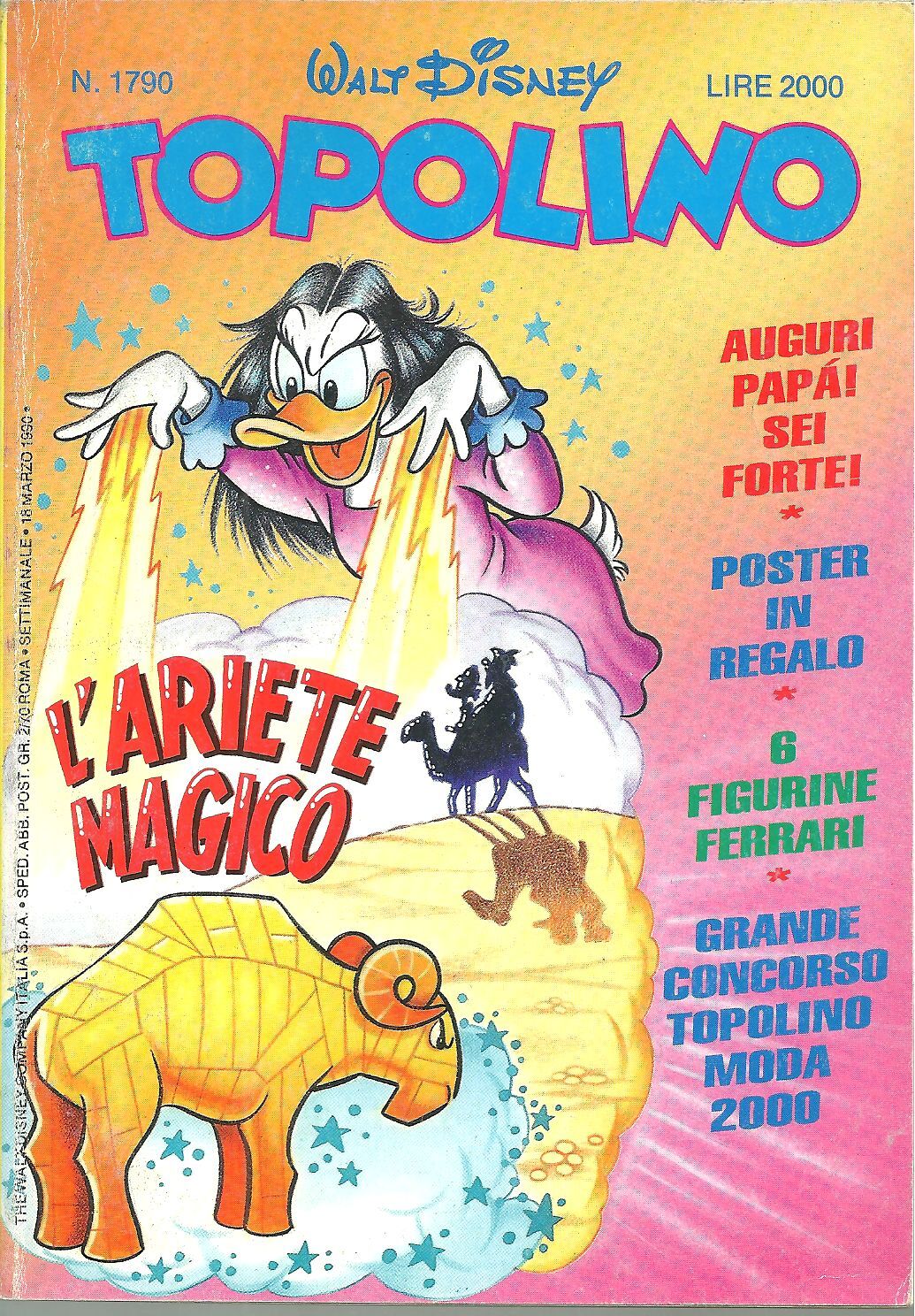 TOPOLINO N. 1790 - 18 MARZO 1990