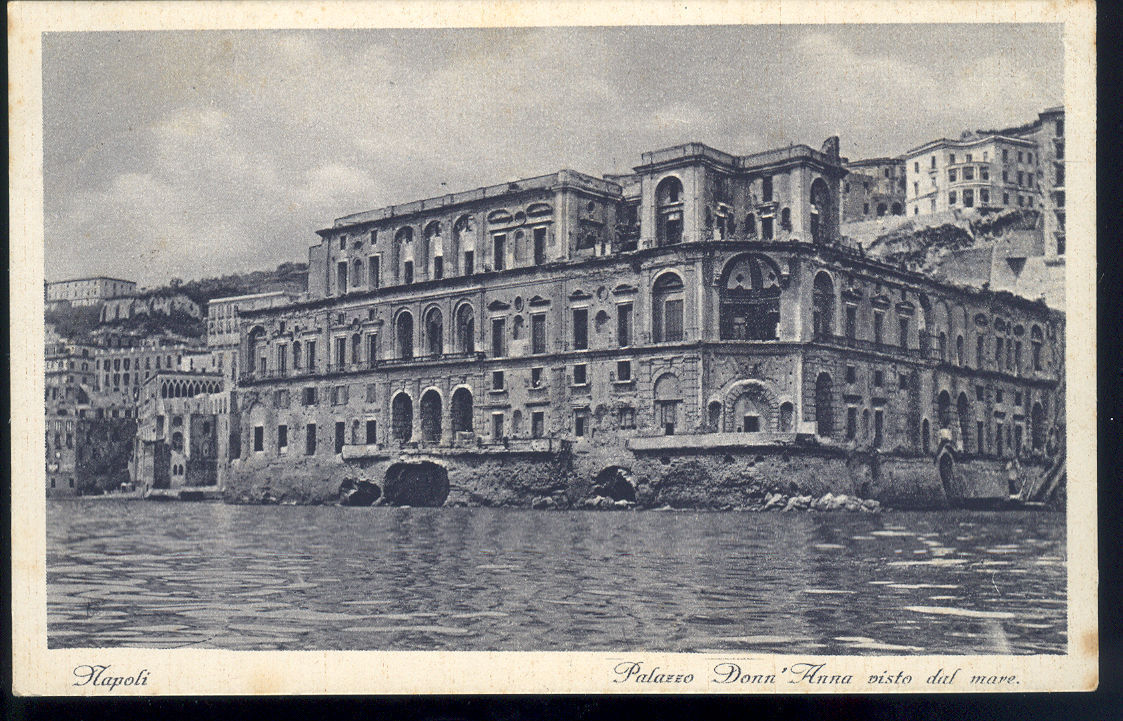 NAPOLI - PALAZZO DONN'ANNA DAL MARE - V1935