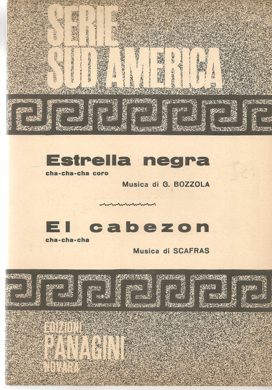 ESTRELLA NEGRA - EL CABEZZON - SPARTITO-SHEET MUSIC