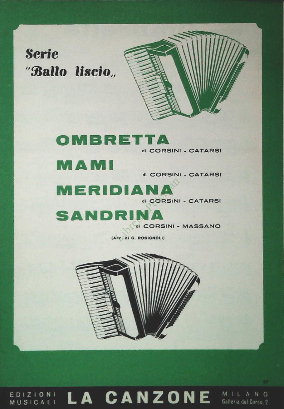 BALLO LISCIO - 4 BRANI - SPARTITO-SHEET MUSIC