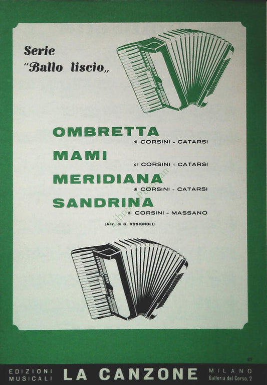 BALLO LISCIO - 4 BRANI - SPARTITO-SHEET MUSIC