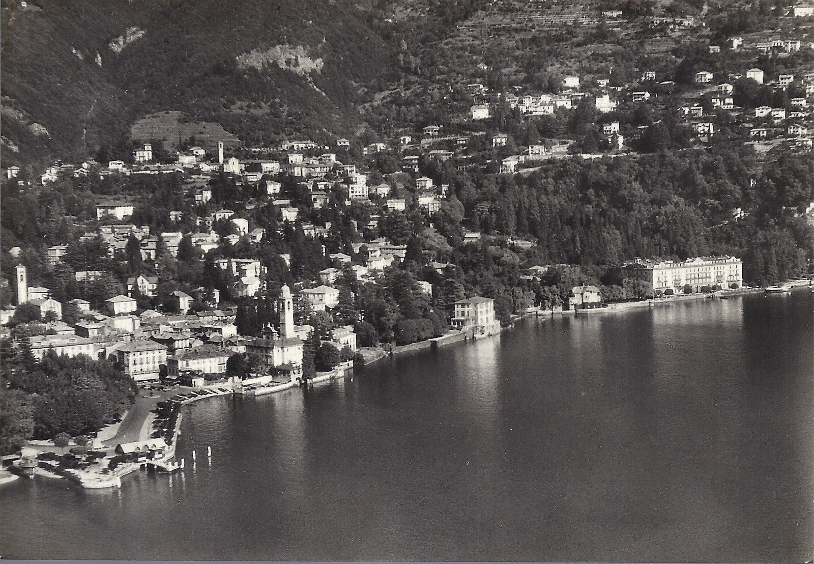 CERNOBBIO E VILLA D'ESTE DALL'AEREO - NV
