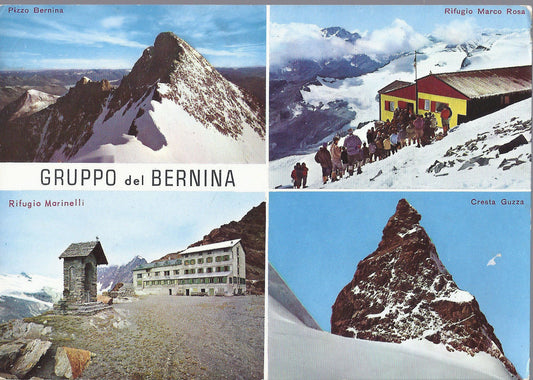 GRUPPO DEL BERNINA - 4 VEDUTE - V SD - FG