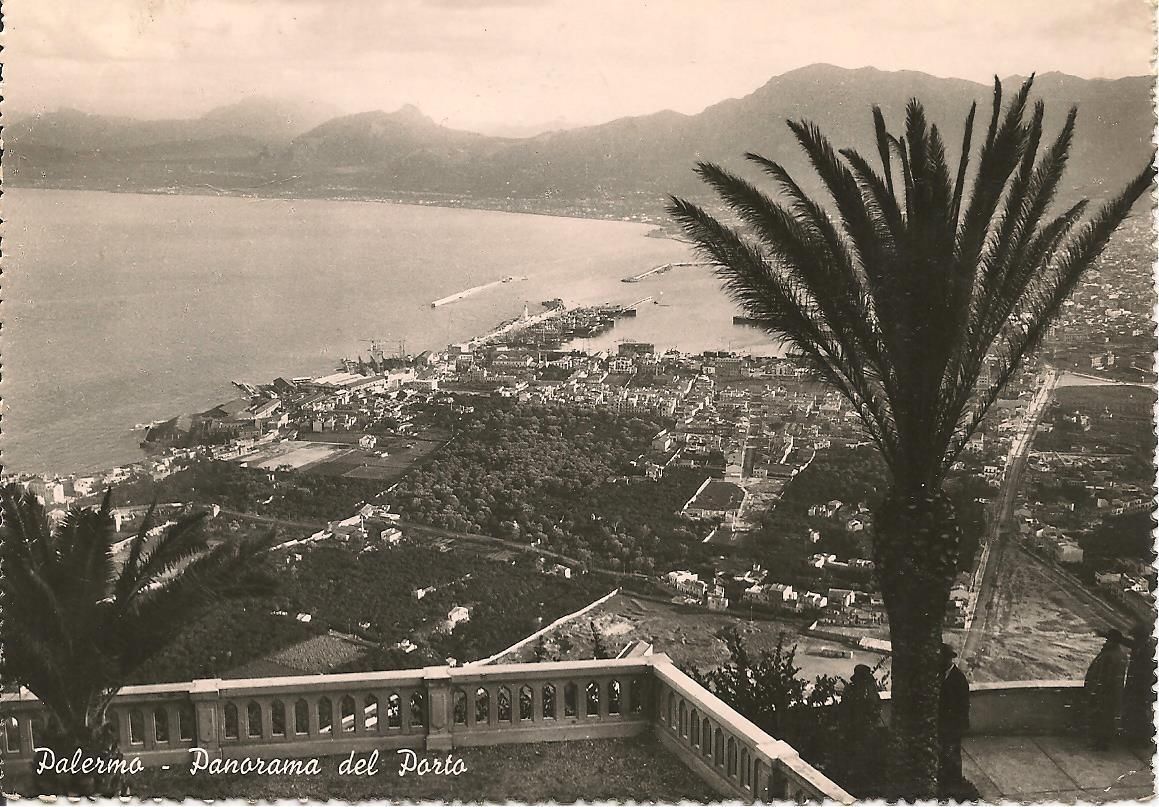 PALERMO - PANORAMA DEL PORTO - V1952