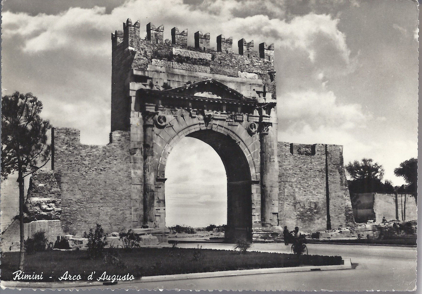 RIMINI - ARCO DI AUGUSTO - V 1956 - FG
