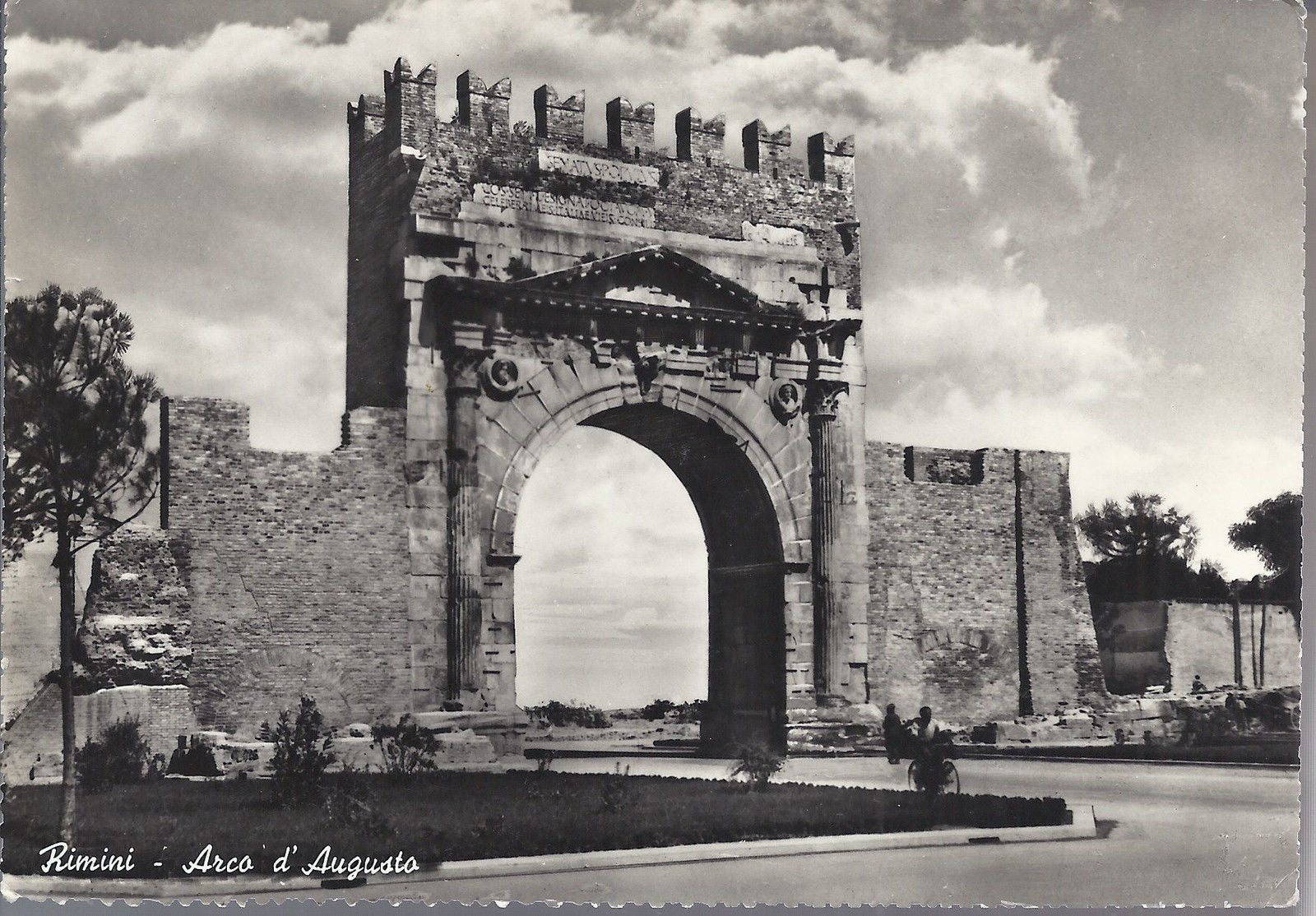 RIMINI - ARCO DI AUGUSTO - V 1956 - FG
