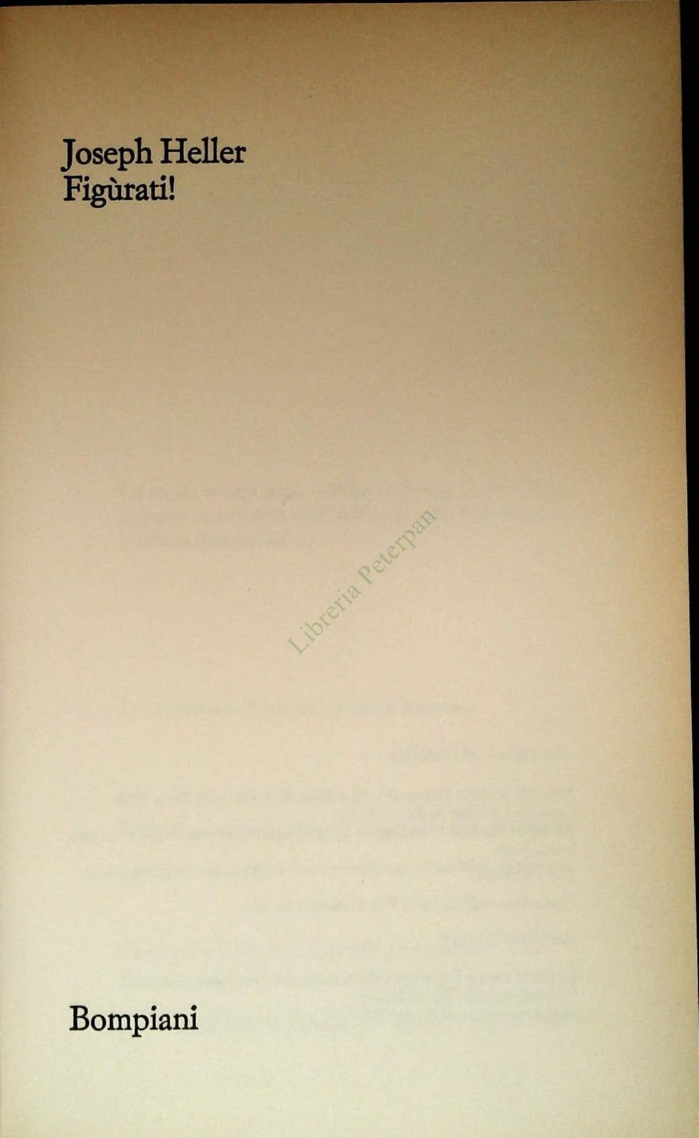 FIGURATI - JOSPEH HELLER - BOMPIANI 1989 - OUTLET DEL LIBRO