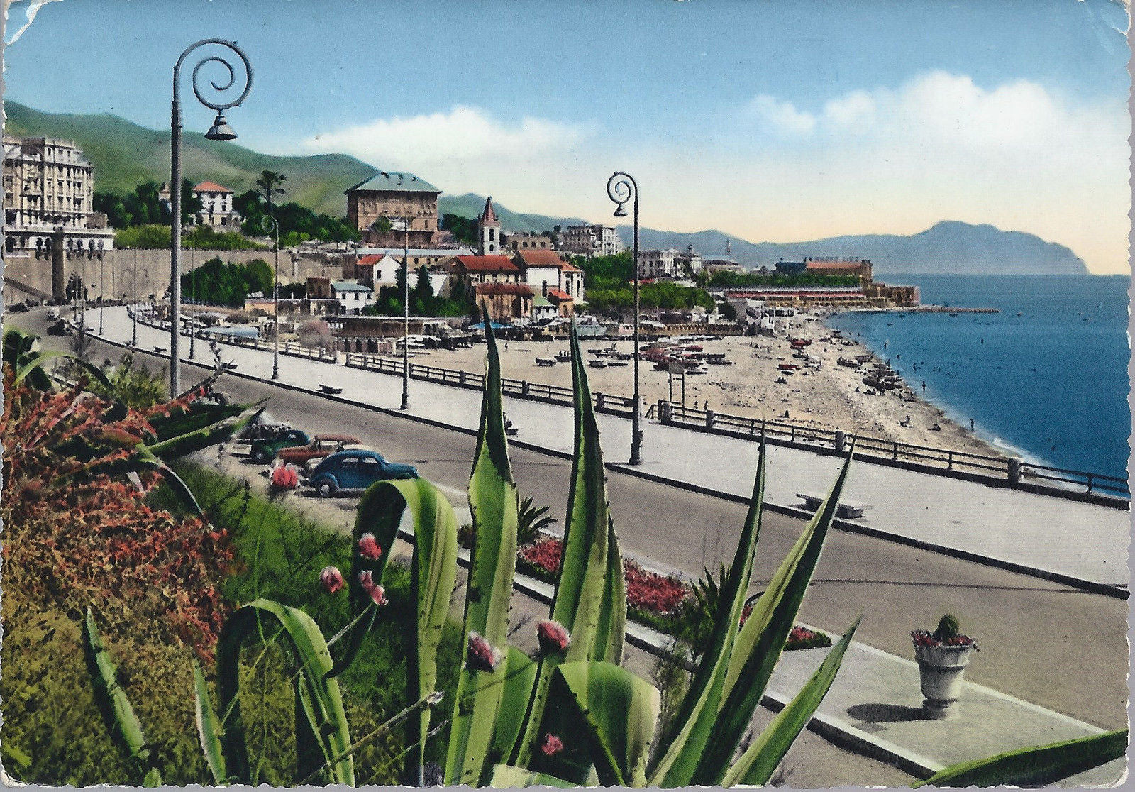 GENOVA - S. GIULIANO - CORSO ITALIA - V 1956 - FG