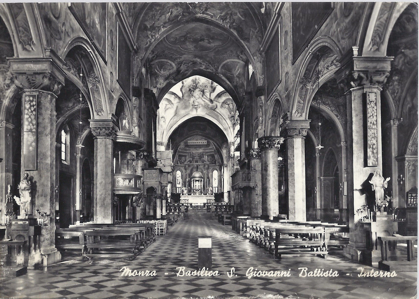 MONZA - BASILICA DI S. GIOVANNI BATTISTA - INTERNO - V 1959 
