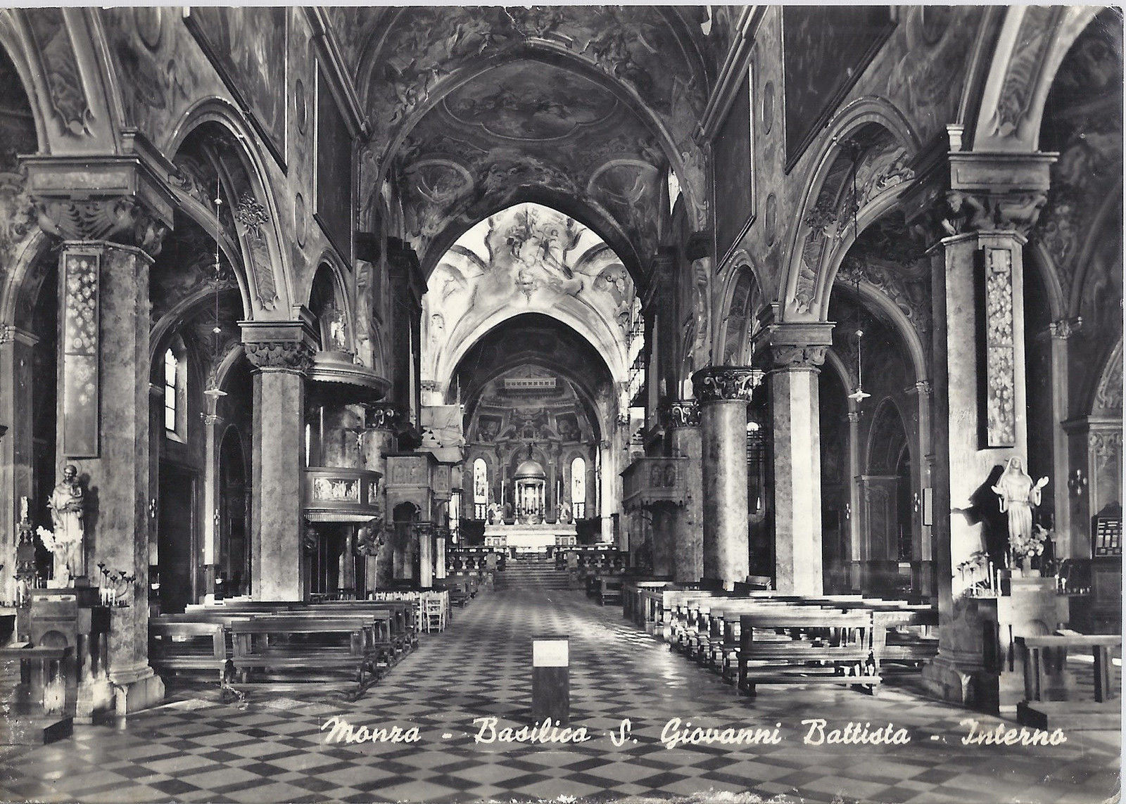 MONZA - BASILICA DI S. GIOVANNI BATTISTA - INTERNO - V 1959 