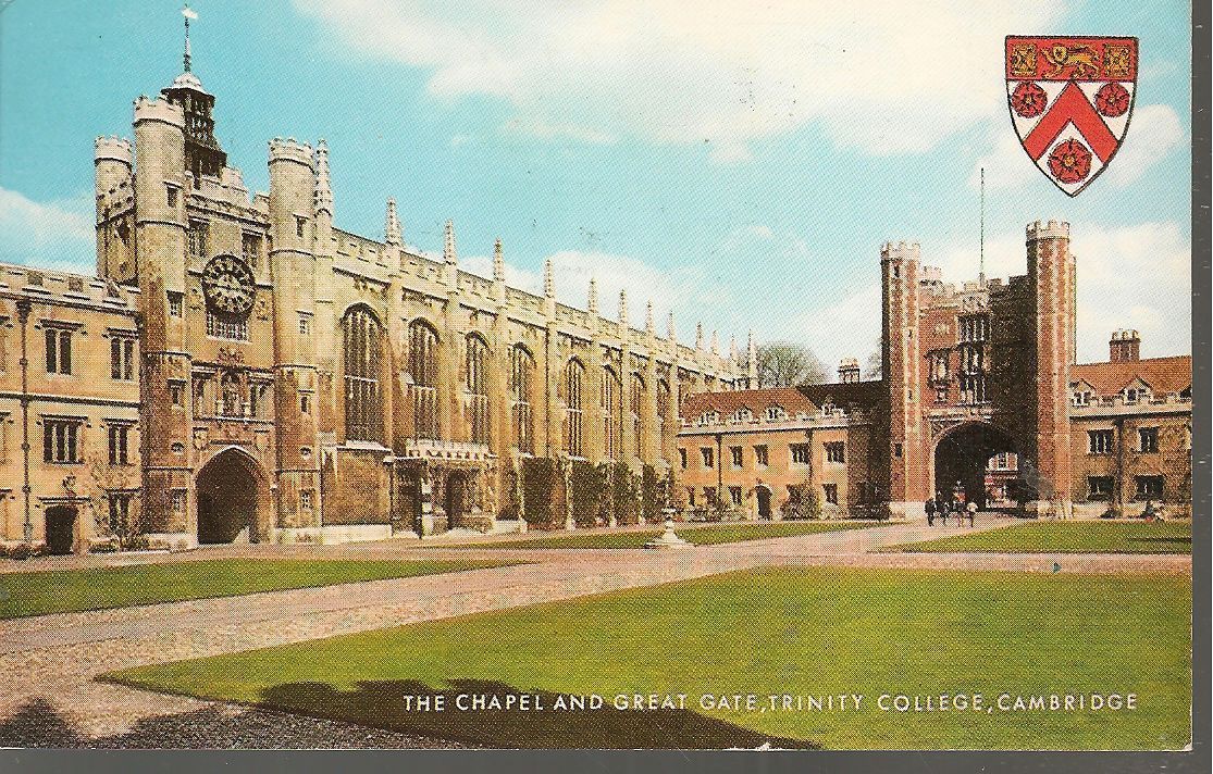 TYHE CHAPEL AND GREAT GATE TRINITY COLLEGE CAMBRIDGE - V1975