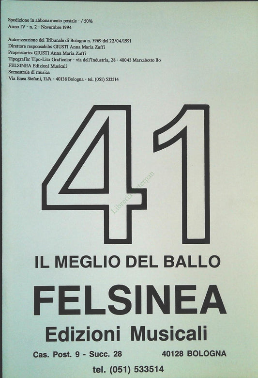 IL MEGLIO DEL BALLO - 10 BRANI - SPARTITO-SHEET MUSIC