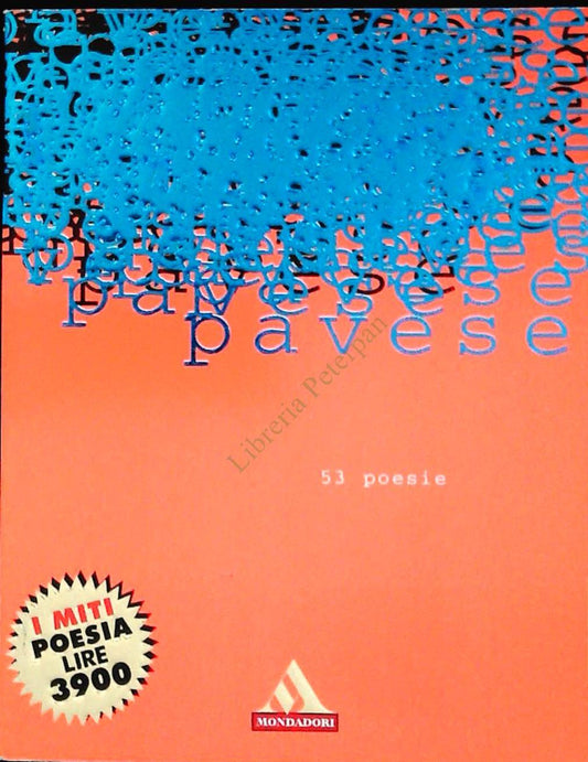 CESARE PAVESE - 53 POESIE - MONDADORI 1997 - OUTLET DEL LIBRO