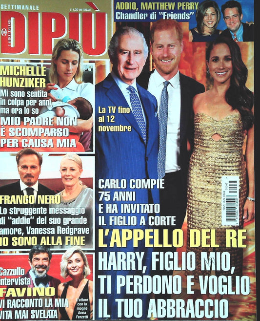DI PIU' 10 NOVEMBRE 2023 - HUNZICKER - FRANCO NERO - FAVINO