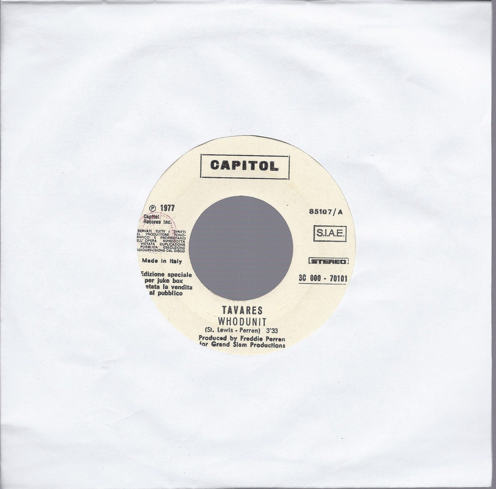 WHODUNIT # TAVARES = LOVE HURTS # JENNIFER WARNES - Edizione Juke Box