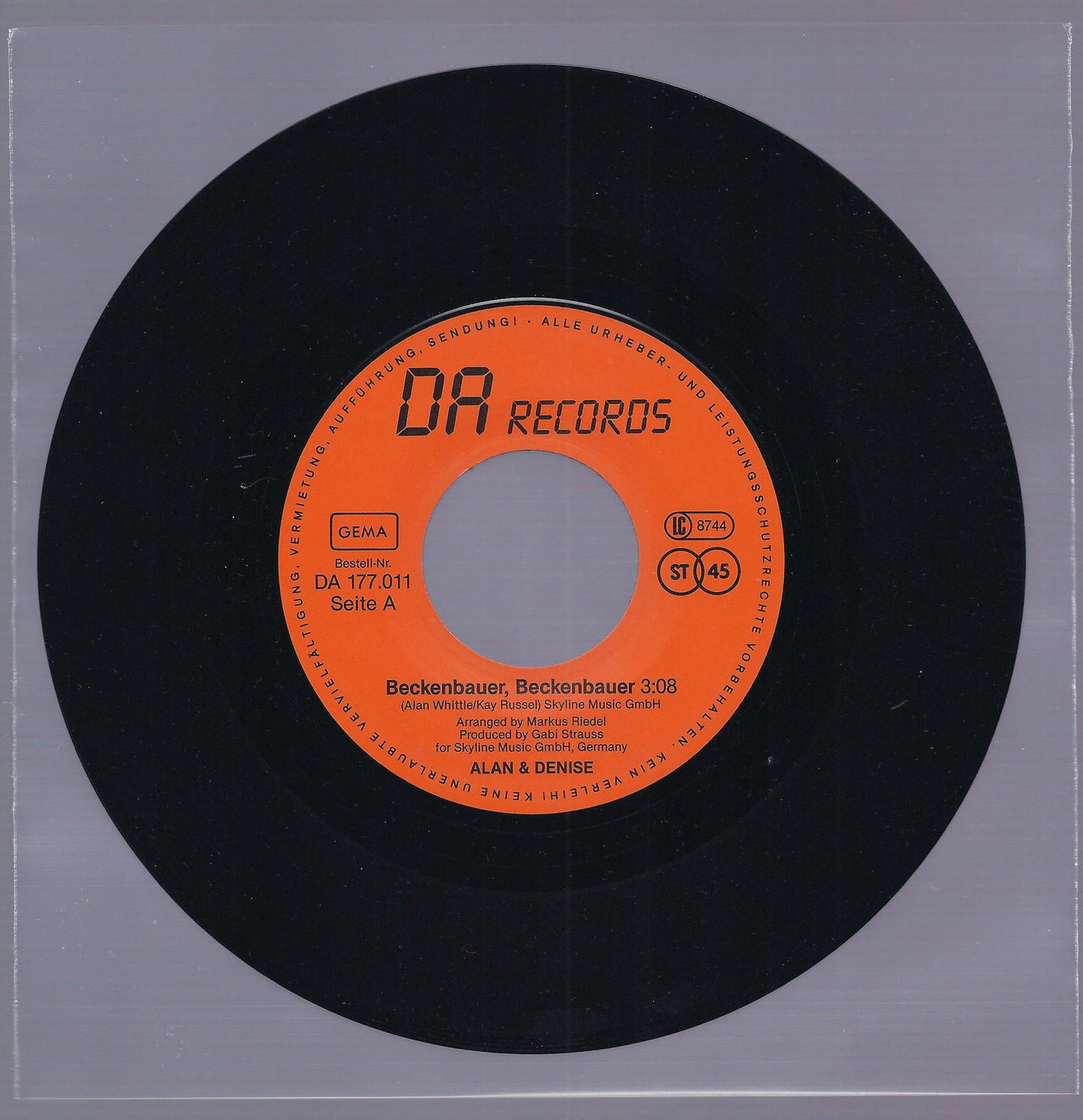 BECKENBAUER, BECKENBAUER  vocal - instrumental == ALAN & DENISE