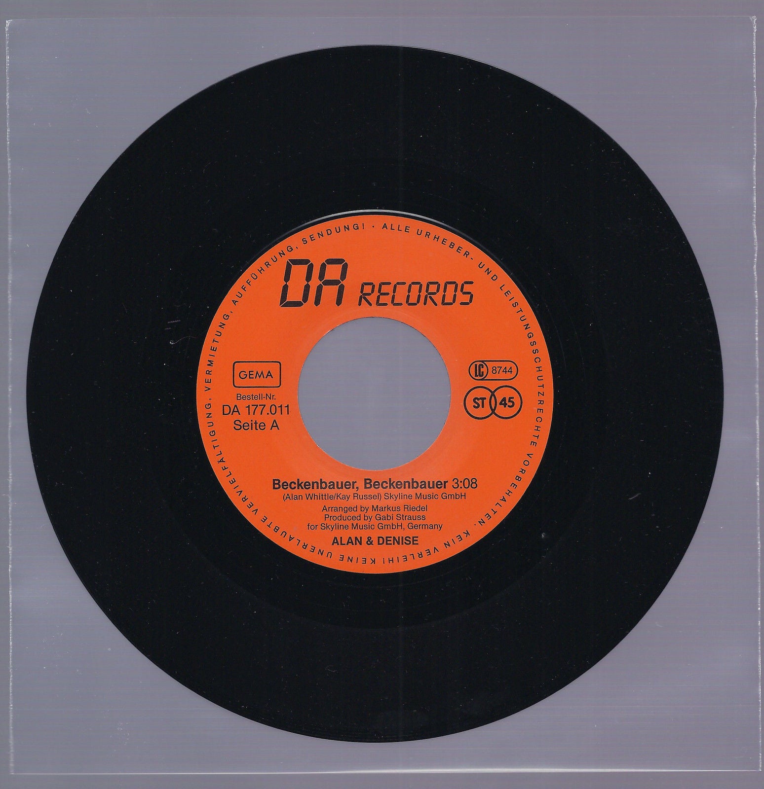 BECKENBAUER, BECKENBAUER  vocal - instrumental == ALAN & DENISE