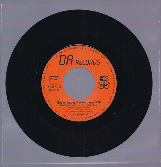 BECKENBAUER, BECKENBAUER  vocal - instrumental == ALAN & DENISE