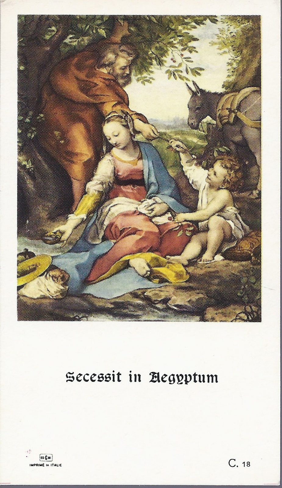 SECESSIT IN AEGYPTUM - SANTINO - AS015-327 - Ed. ED G MI