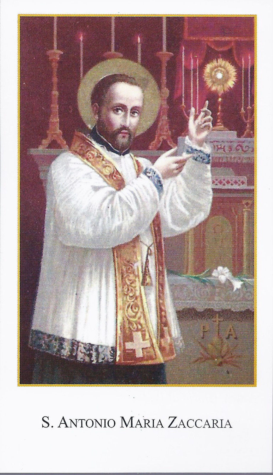 S. ANTONIO MARIA ZACCARIA - SANTINO - AS014-170 - Ed. Paco