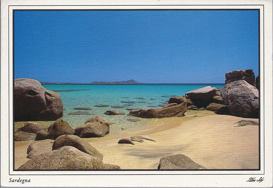 SARDEGNA - CARTOLINA D'AUTORE CON RICETTA - V2002